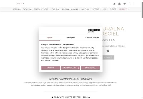 So linen! Monika Różańska Nina Wojciechowska s.c.